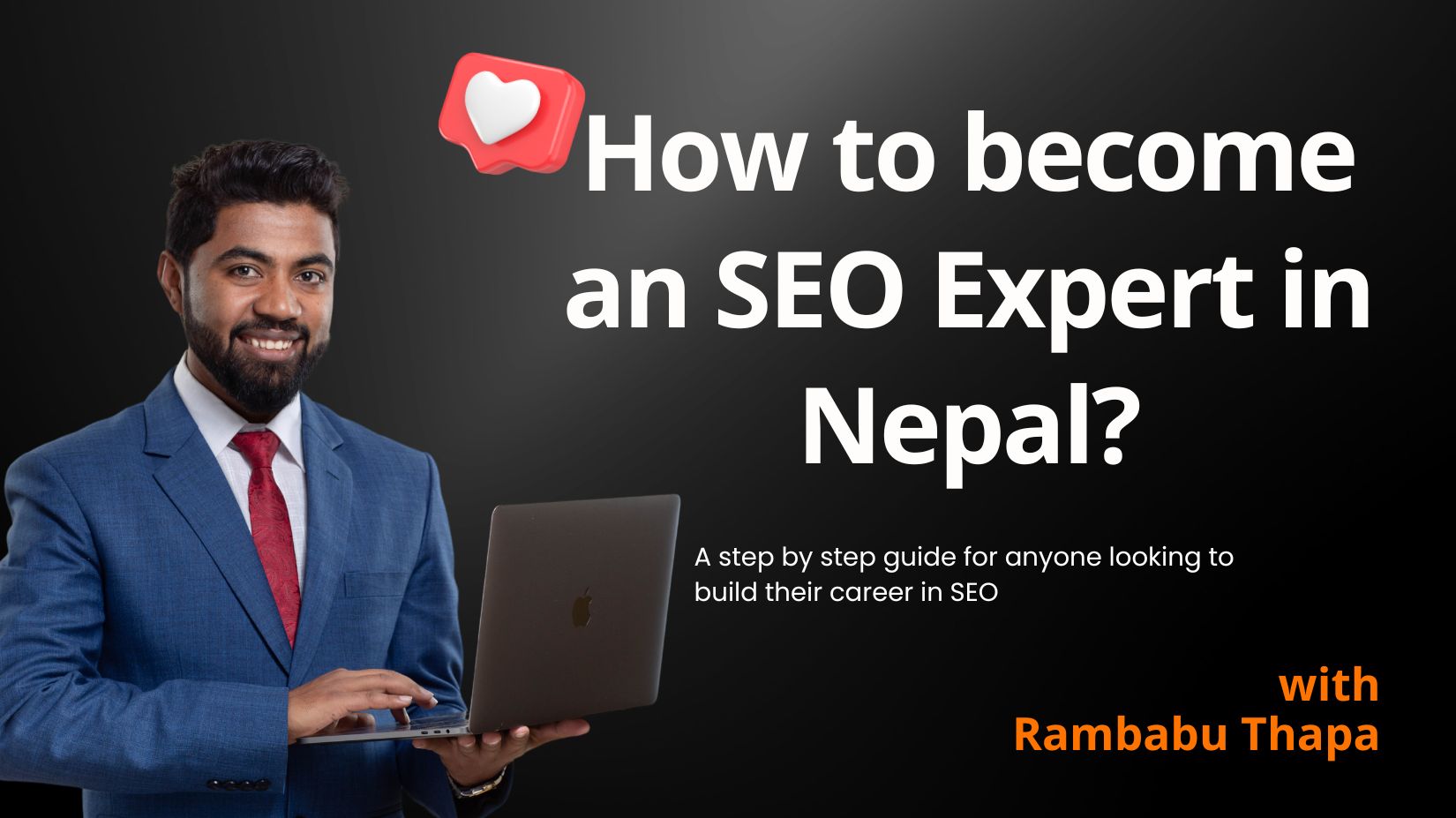 Rambabu's guide on becoming an SEO Expert