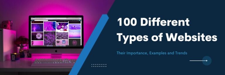 100 Different Types of Websites