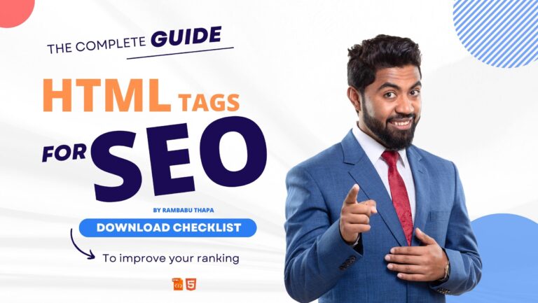 html tags for seo - download complete guide