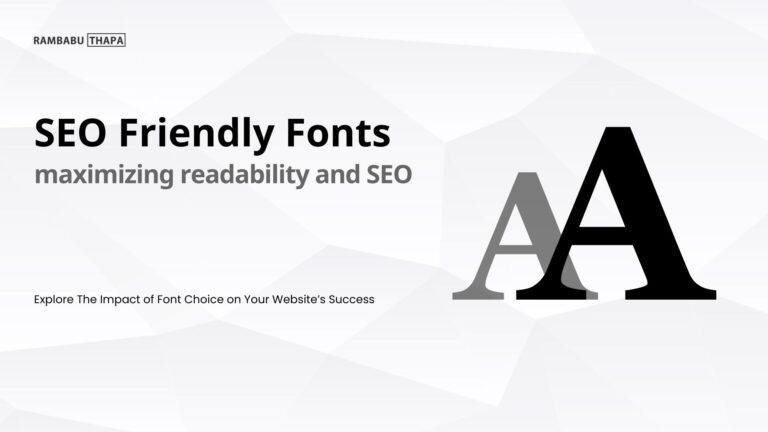 SEO Friendly Web Fonts