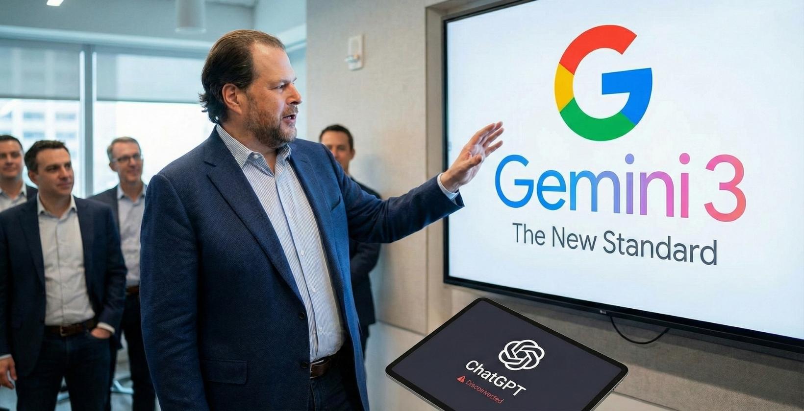 Salesforce CEO Marc Benioff Ditches ChatGPT for Google Gemini 3, Citing "Insane" Performance