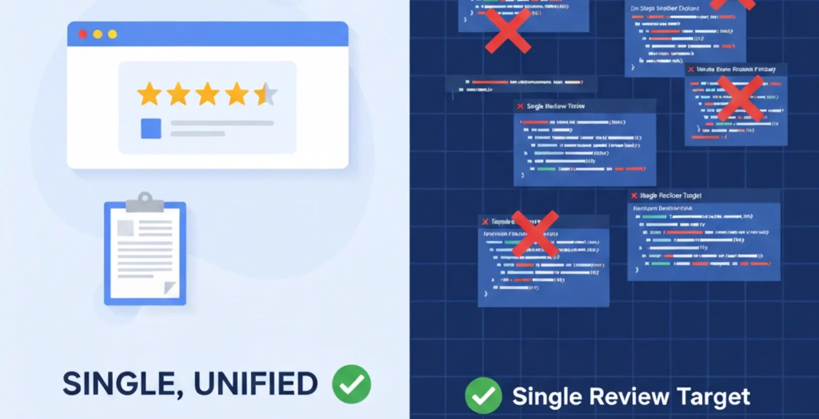 Google Reminds Websites To Use One Review Target